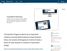 Tablet Screenshot of elearning.unifg.it